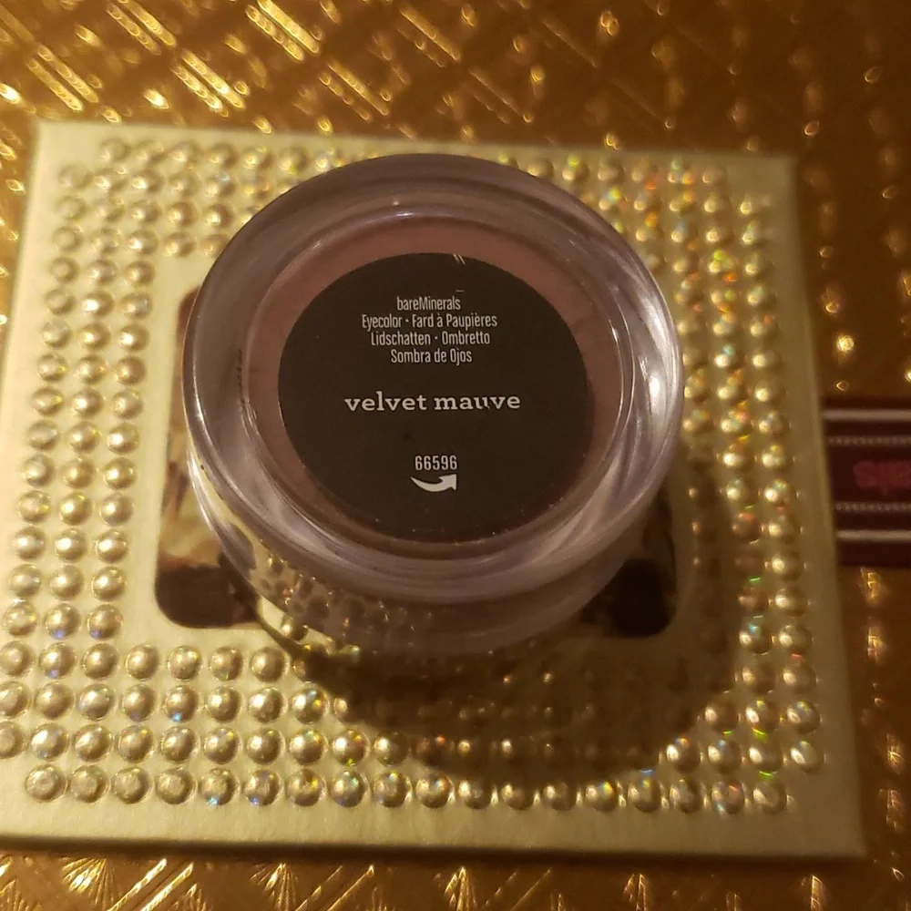 ❇️🧚‍♀️VELVET MAUVE Bareminerals OPEN DISCONTINUED MINI Eyecolor EUC